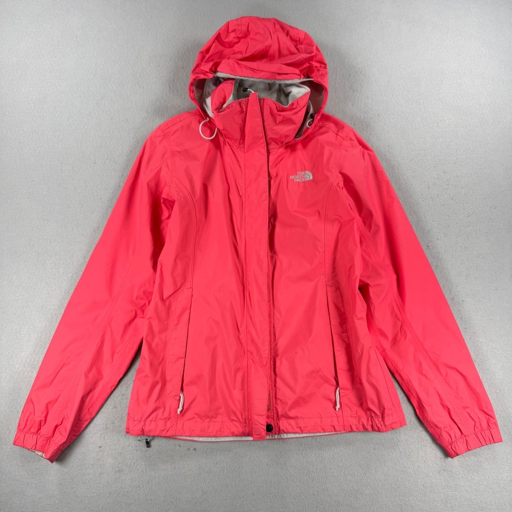The North Face Resolve 2 Rain Jacket Pink DryVent Windbreaker Womens Small